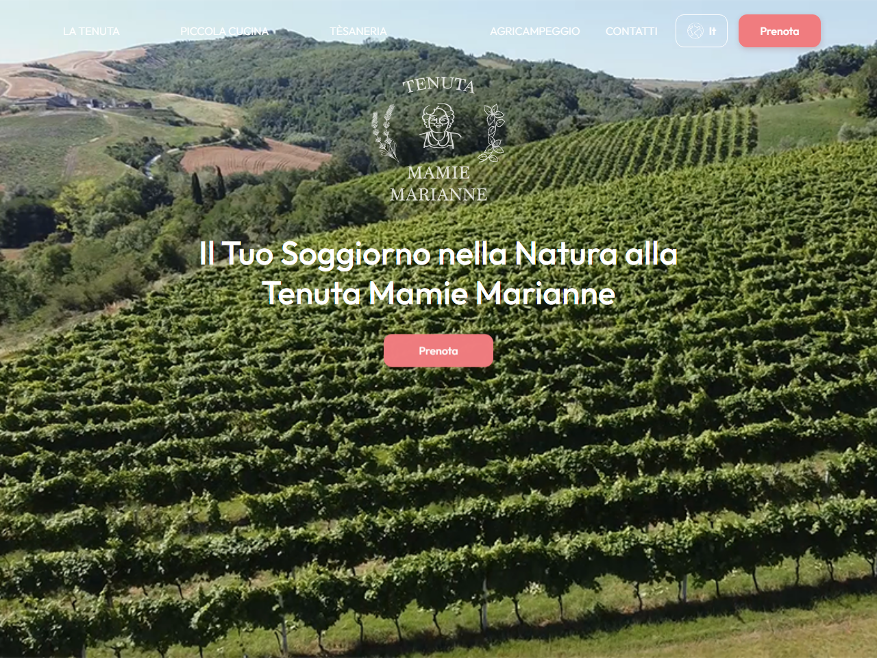 Tenuta Mamie Marianne website